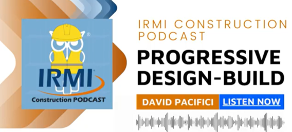 Irmi Construction Podcast logo: Progressive Design Build by David Pacifici