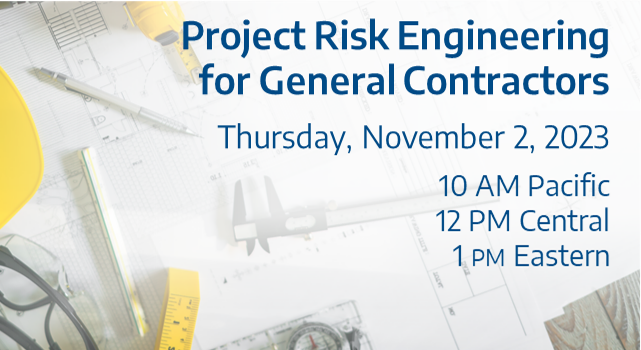 Project Risk Engineering for General Contractors 
